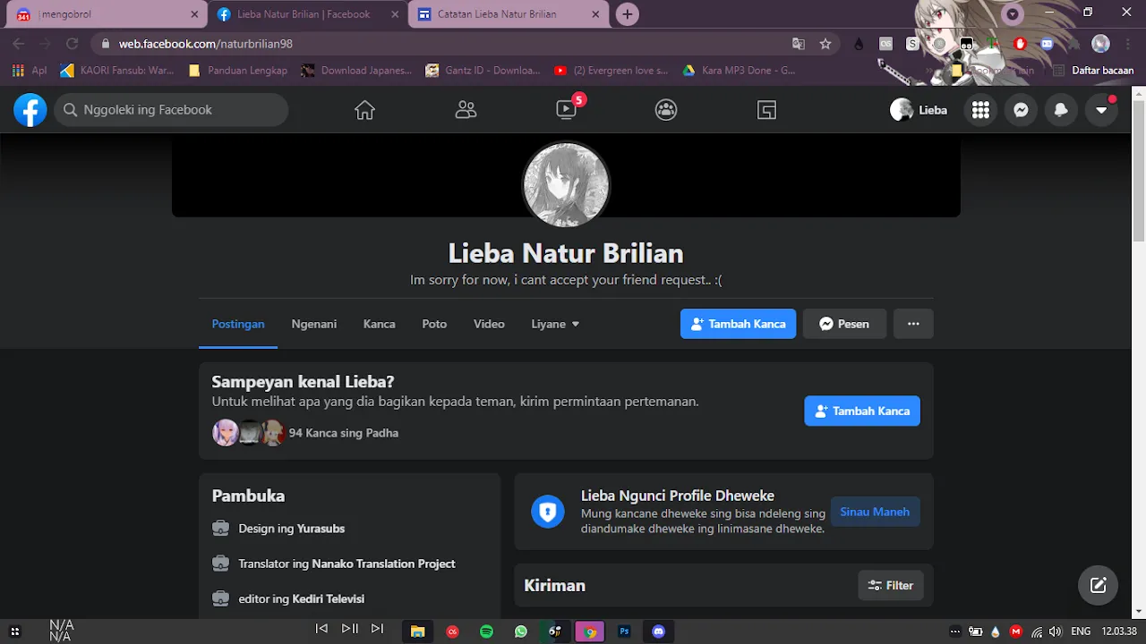 Profile Facebook